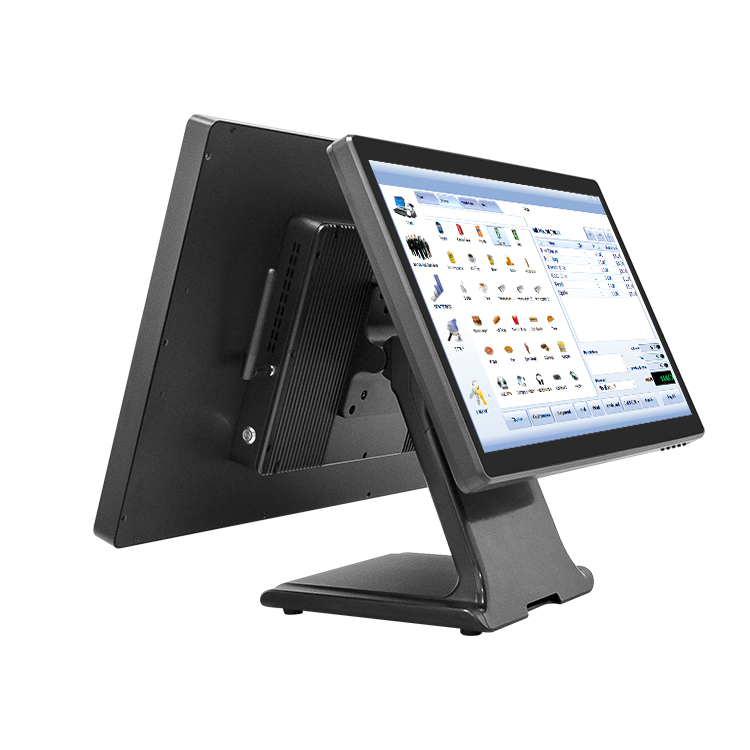 21.5 inch dual screen all in one POS machine aluminum alloy body