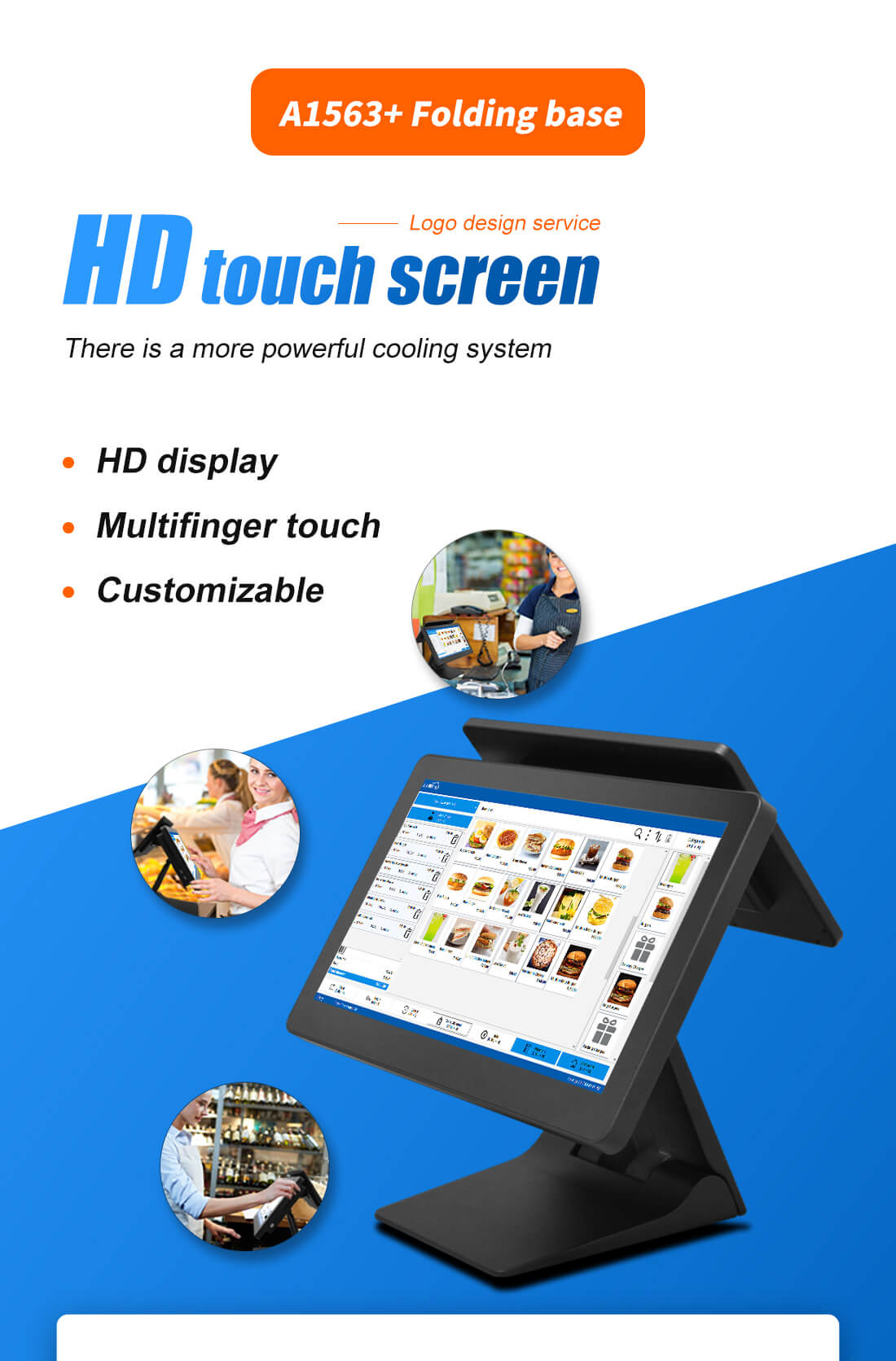 touch screen all in one pos