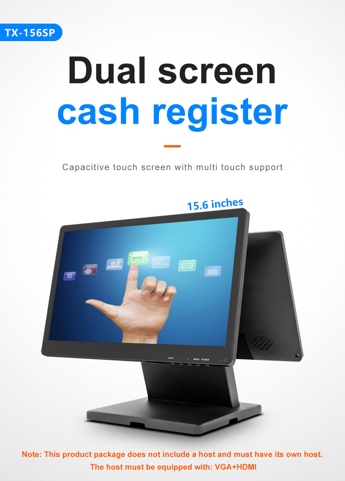 touch screen pos monitor wholesaler
