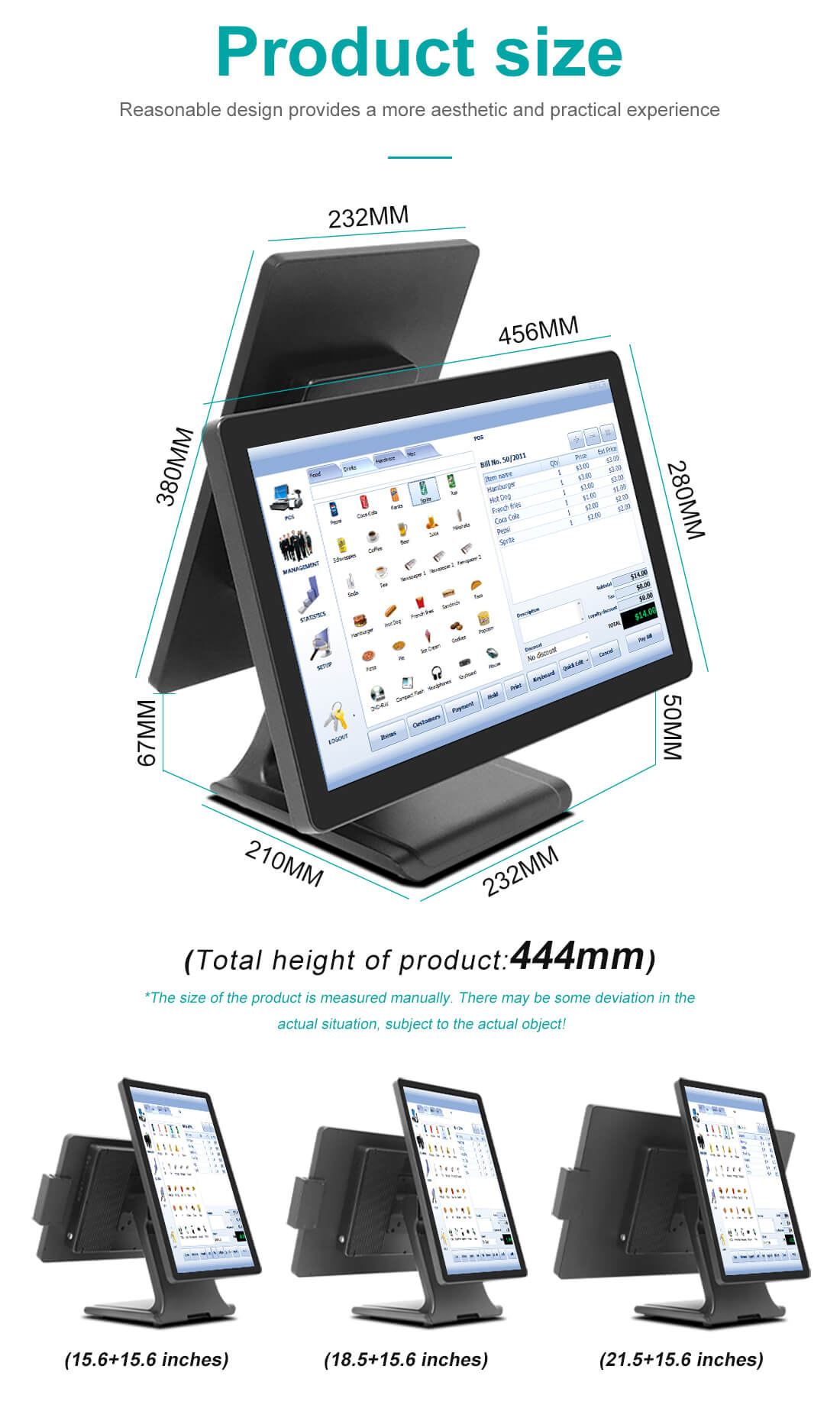 product size