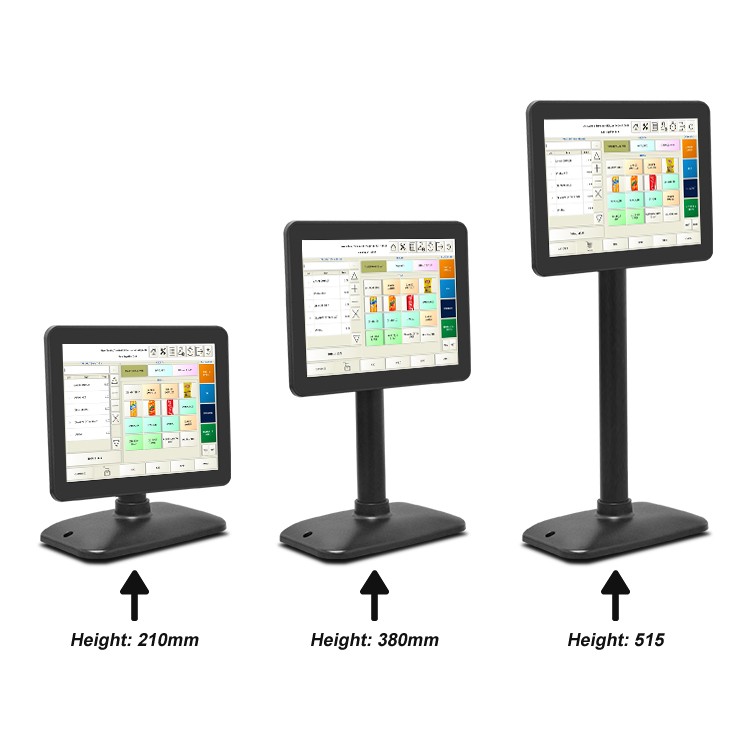 Adjustable height 9.7-inch monitor stand TX-097M