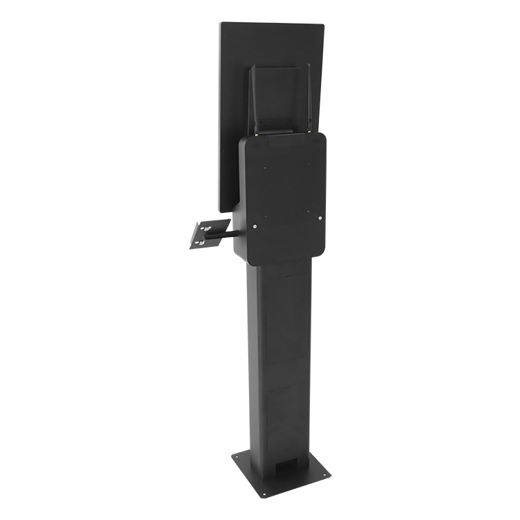 23.8-inch Touchscreen Self Checkout POS Machine, Multifunctional Payment Kiosk with Barcode Scanner and Receipt Printer