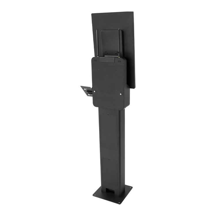 23.8-inch Touchscreen Self Checkout POS Machine, Multifunctional Payment Kiosk with Barcode Scanner and Receipt Printer